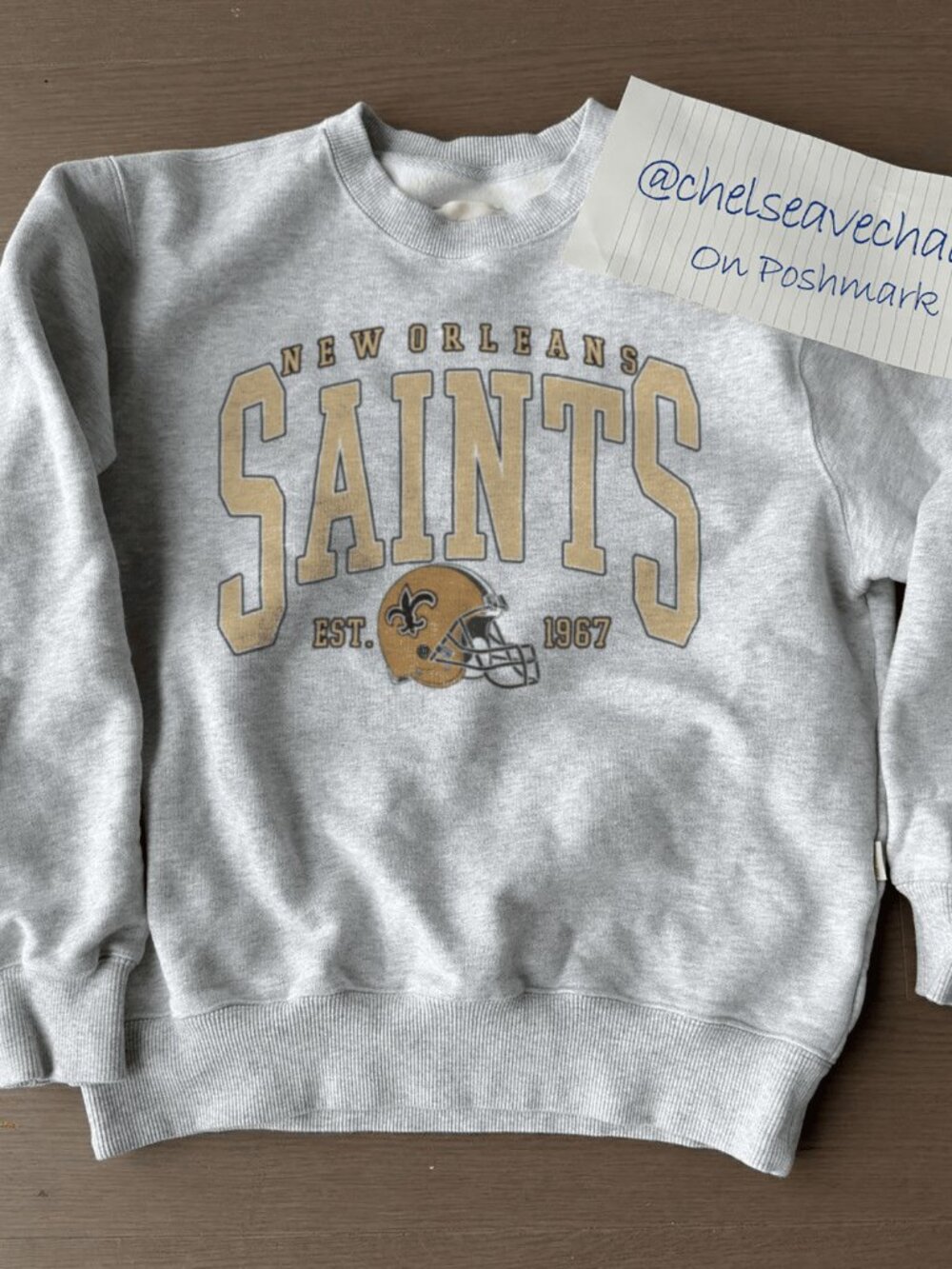 Vintage New Orleans Saints Football Sweatshirt, NFL New Orleans Saints Shirt Tee